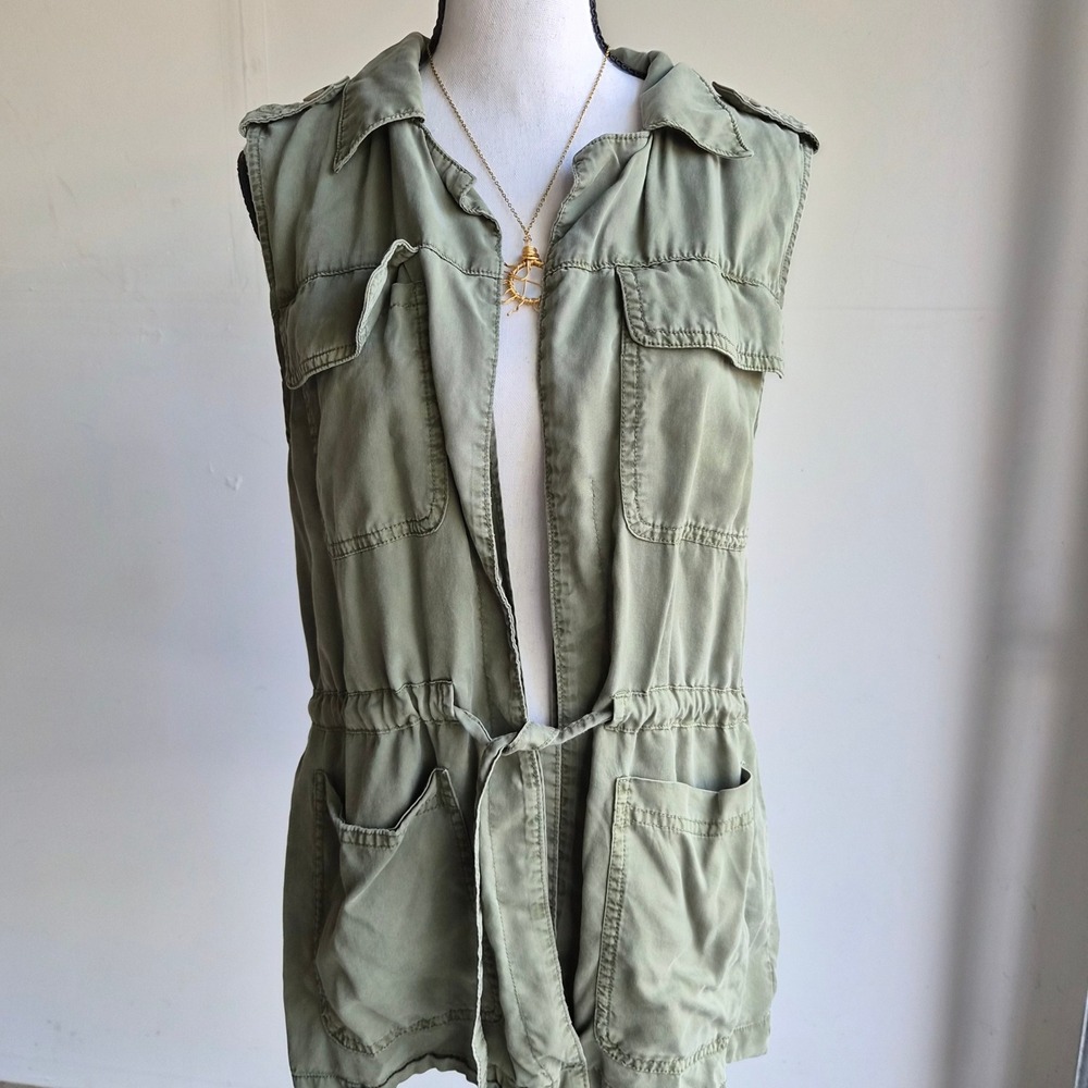 Sanctuary Utility Vest Womens S Gorpcore Military Safari Streetwear Grunge Layer